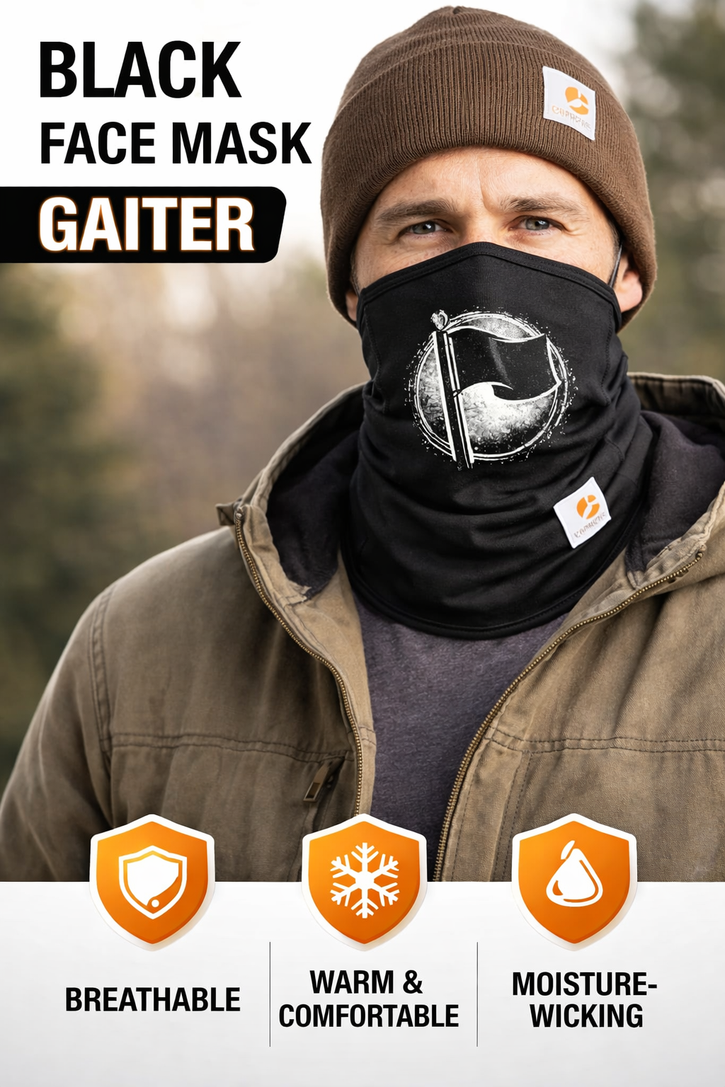 Custom Carhartt® Cotton Blend Filter Pocket Gaiter