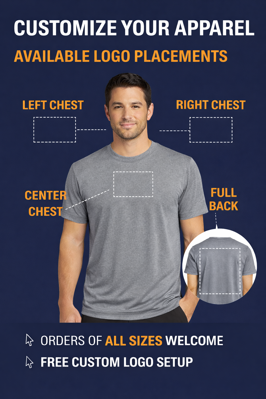 Create your Own Custom Short Sleeve T-Shirt 100% Cotton - Premium Quality