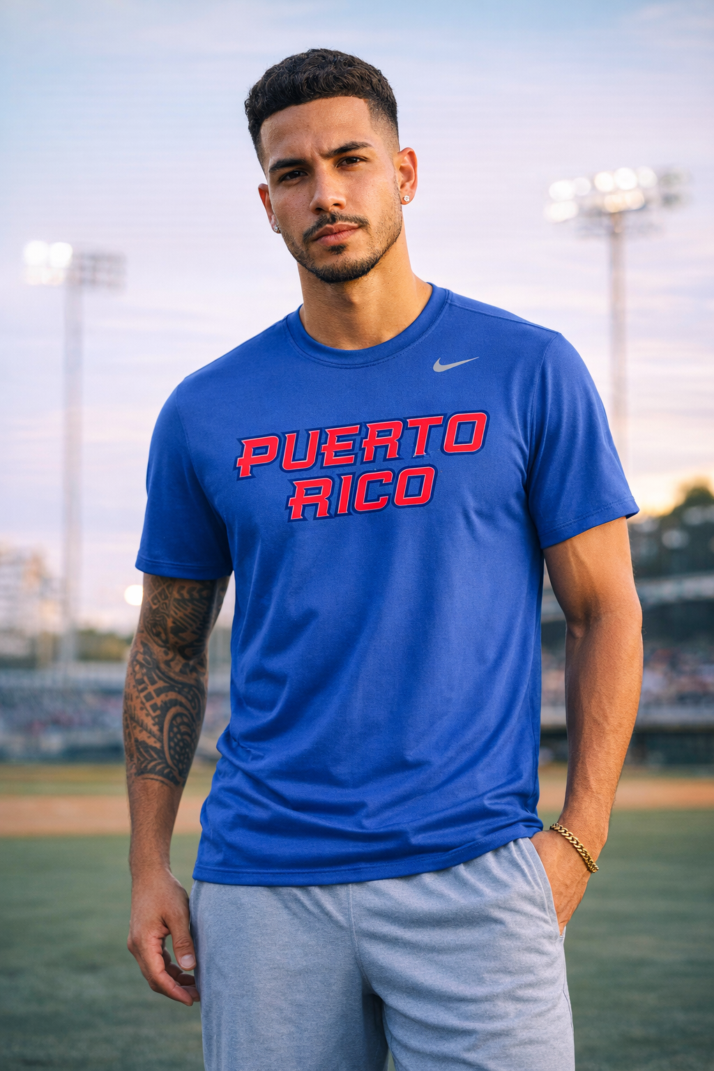 Puerto Rico Baseball DTF Transfer - Premium Quality
