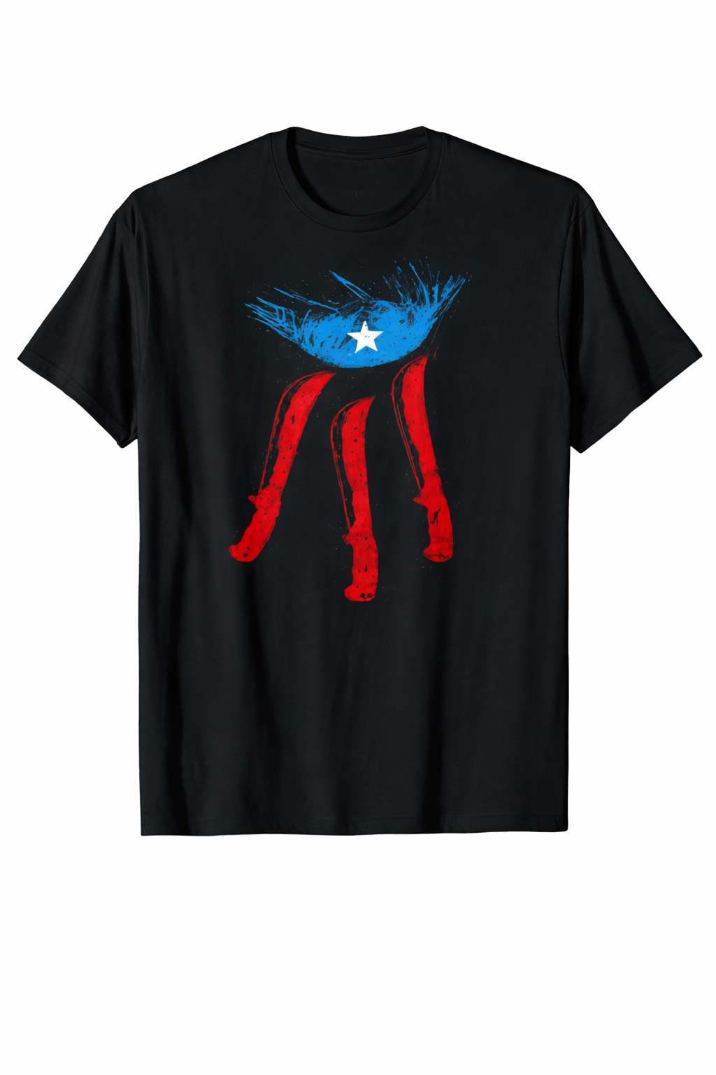 Puerto Rican Jíbaro & Machete Black T-Shirt