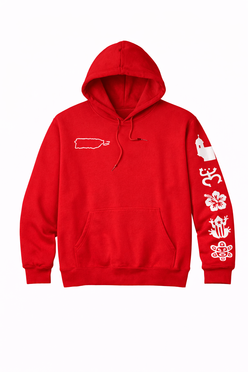 Custom Boricua Taino Symbols Puerto Rican Hoodie
