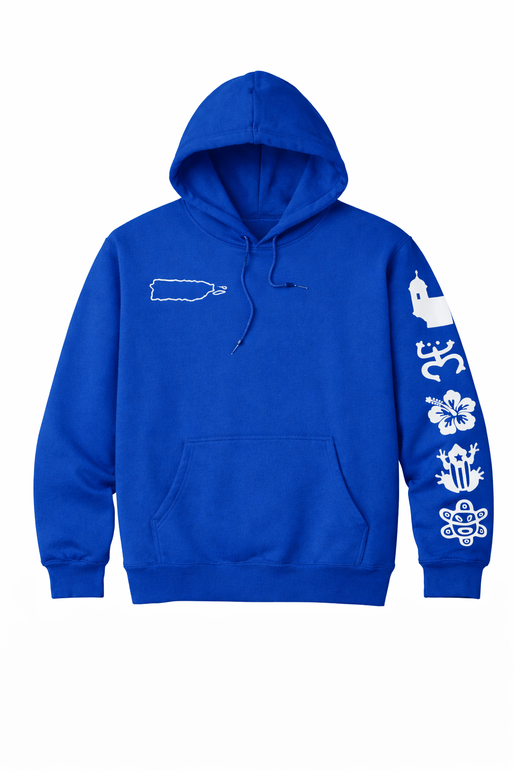 Custom Boricua Taino Symbols Puerto Rican Hoodie