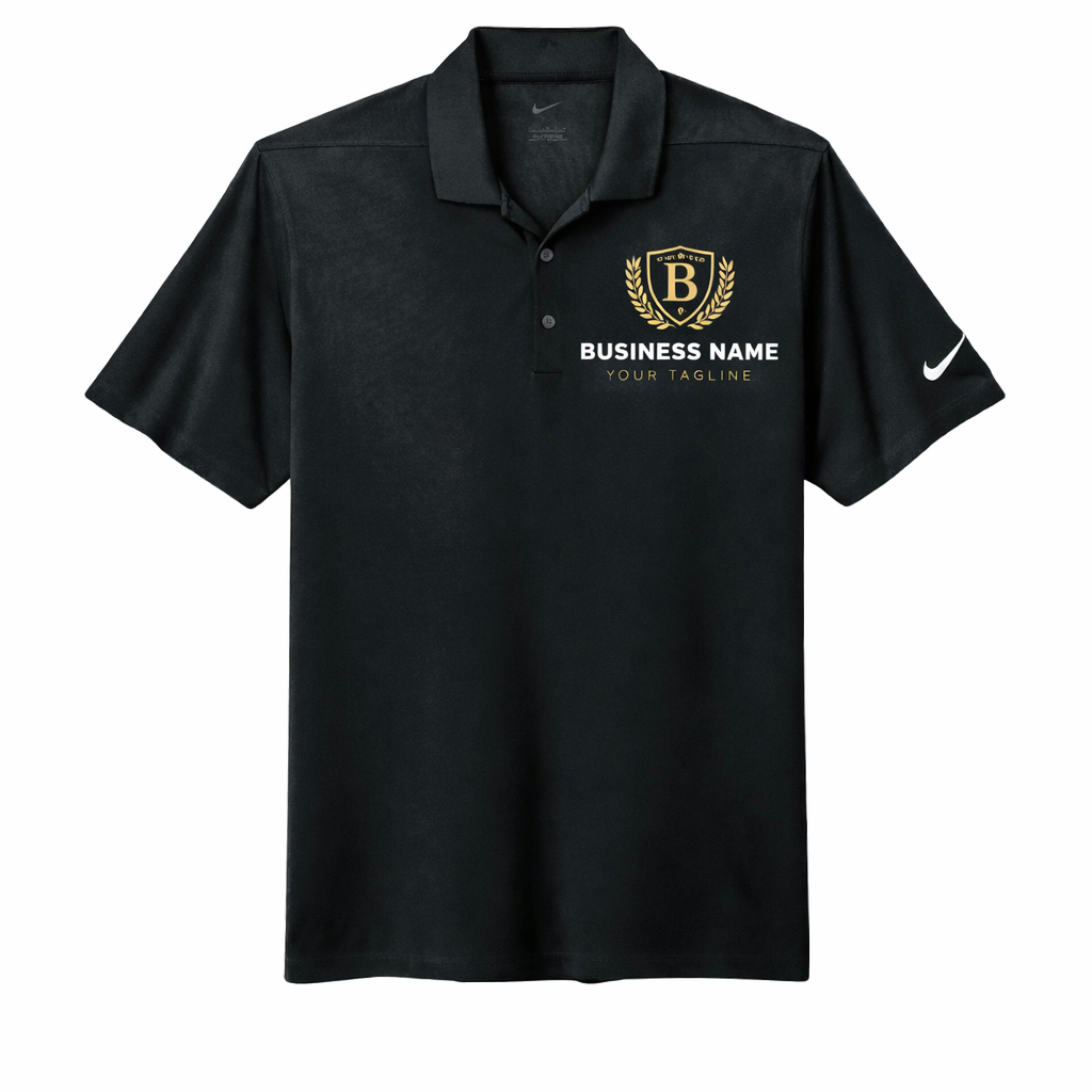 Custom Embroidered Nike Dri-FIT Polo Shirt – Personalized Left Chest Logo – Upload Your Design – Business, Staff & Company Uniform Polo