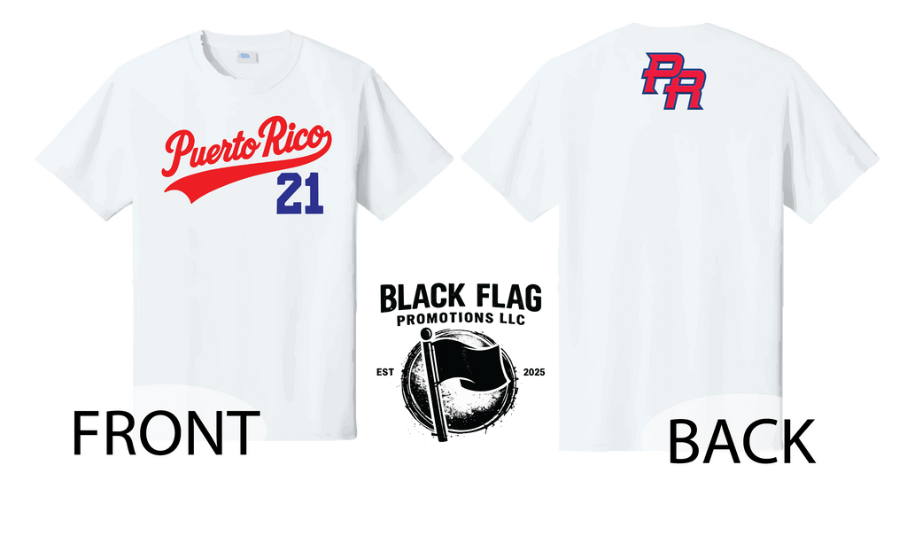Puerto Rico Baseball Team Clemente 21 T-Shirt