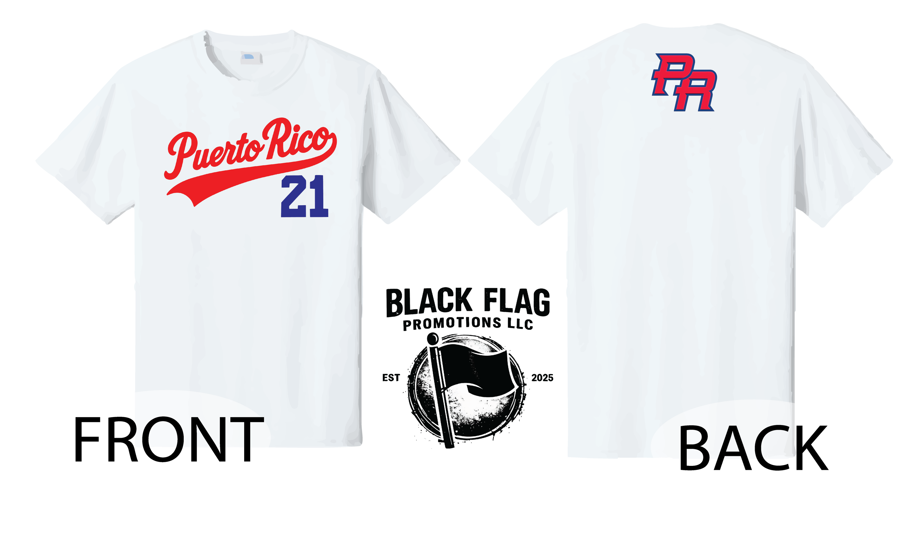 Puerto Rico Baseball Team Clemente 21 T-Shirt