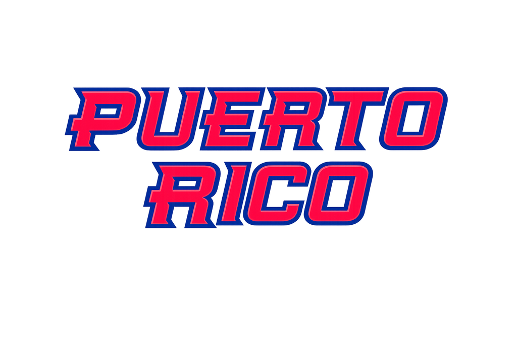 Puerto Rico Baseball DTF Transfer - Premium Quality