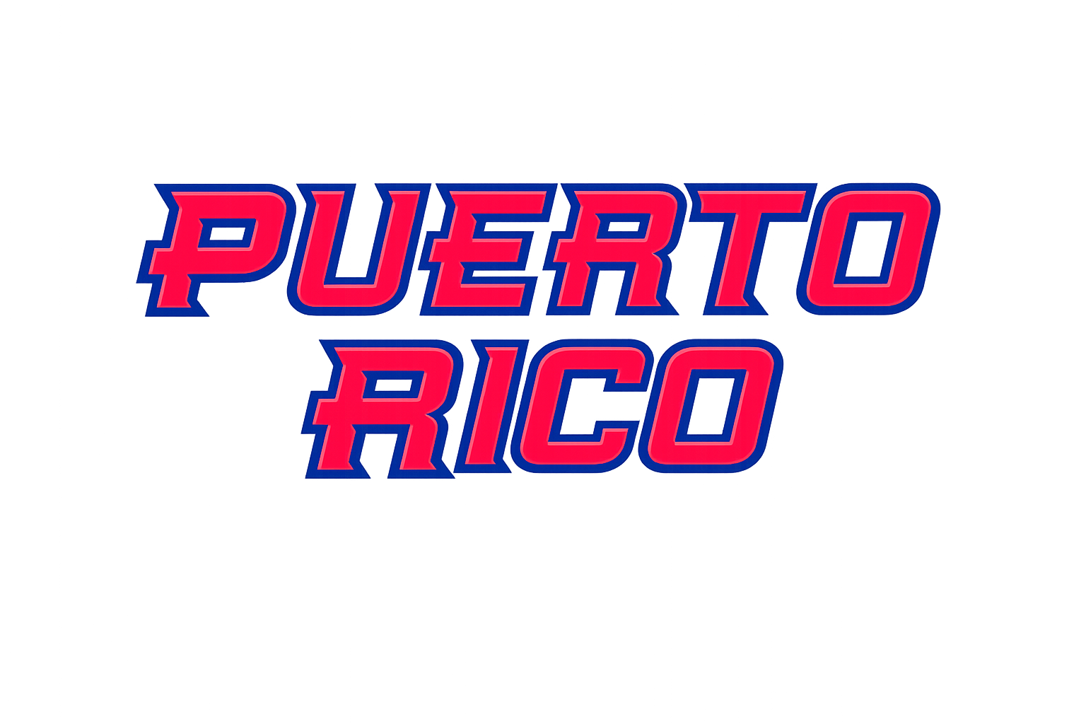 Puerto Rico Baseball DTF Transfer - Premium Quality