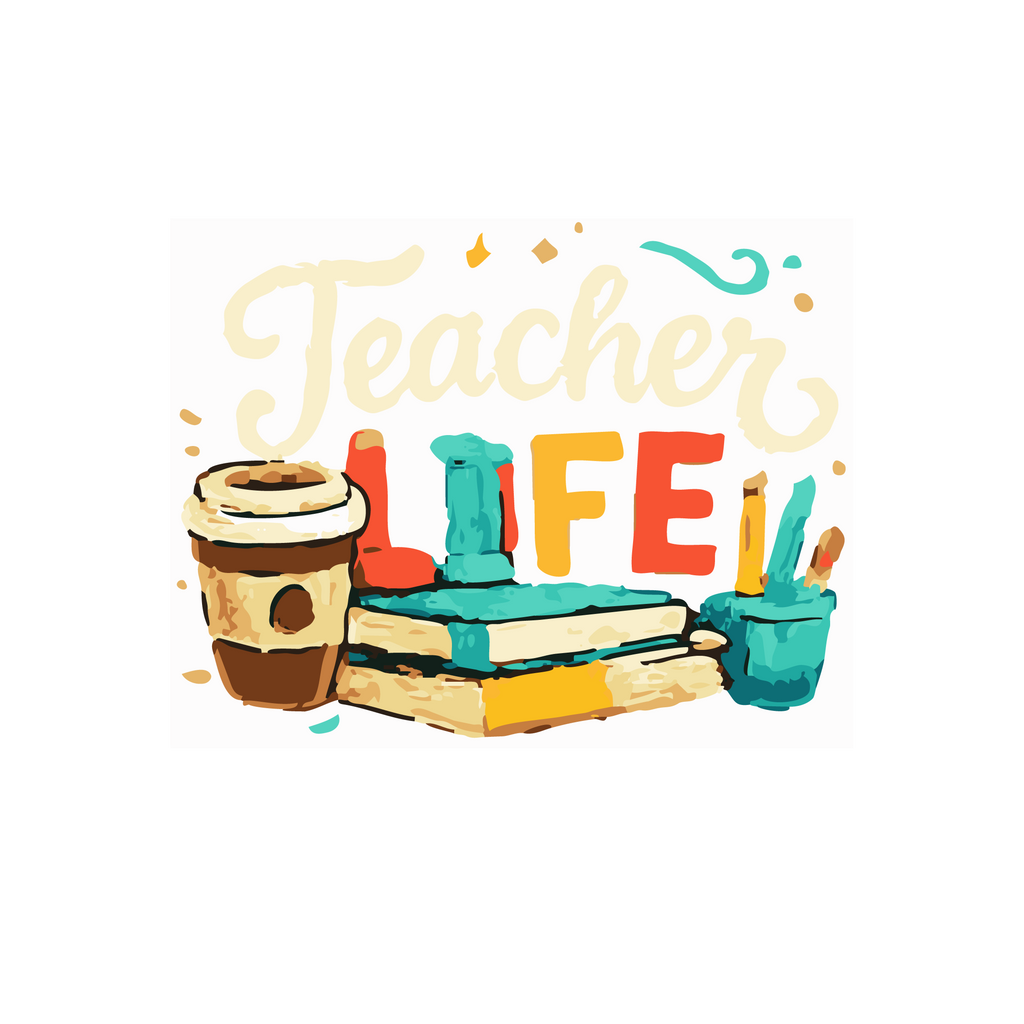 Teacher Designs DTF & Sublimation Ready PNG - Digital Download