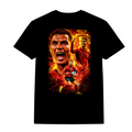 Legend-Inspired Ronaldo Portugal Soccer Graphic T-Shirt | Premium Football Fan Shirt | Black Graphic Tee