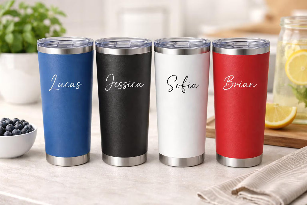 Custom Engraved 20oz Tumblers - Upload Your Design