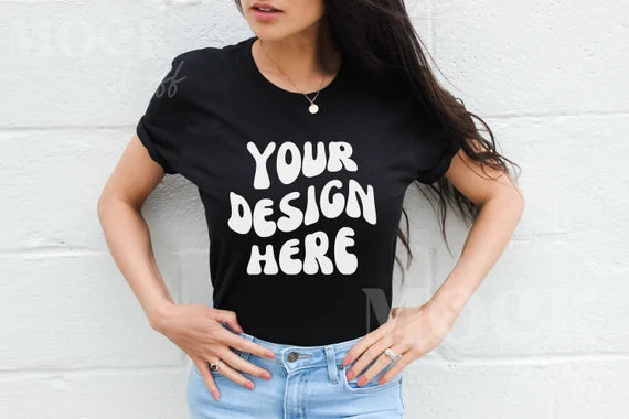 Create your Own Custom Short Sleeve T-Shirt 100% Cotton - Premium Quality