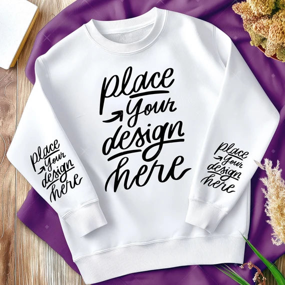 Create Your Own Long Sleeve T-Shirt  - Upload your design Premium Quality Printing