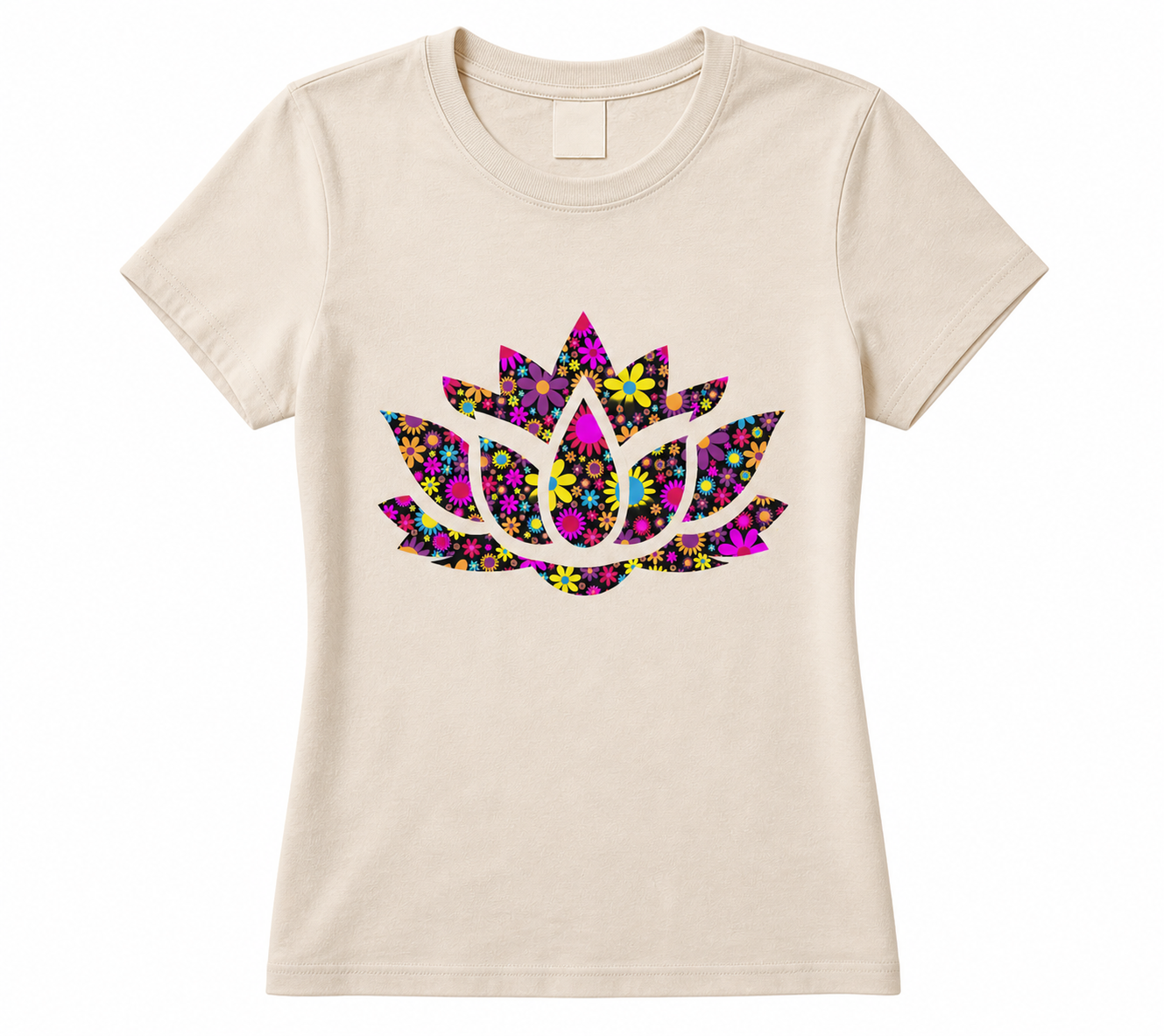 Midnight Bloom Lotus Tee
